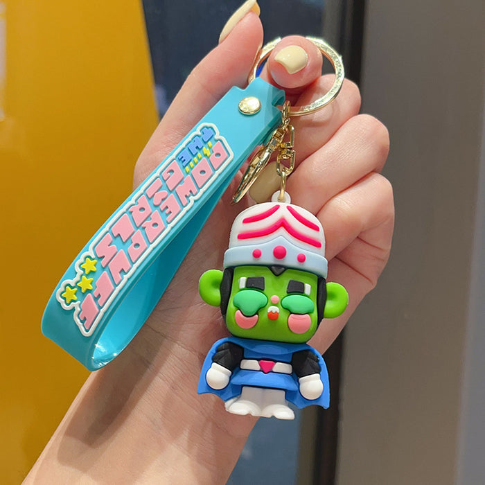 Wholesale  Cartoon Girl Bag Pendant Car Keychain Doll