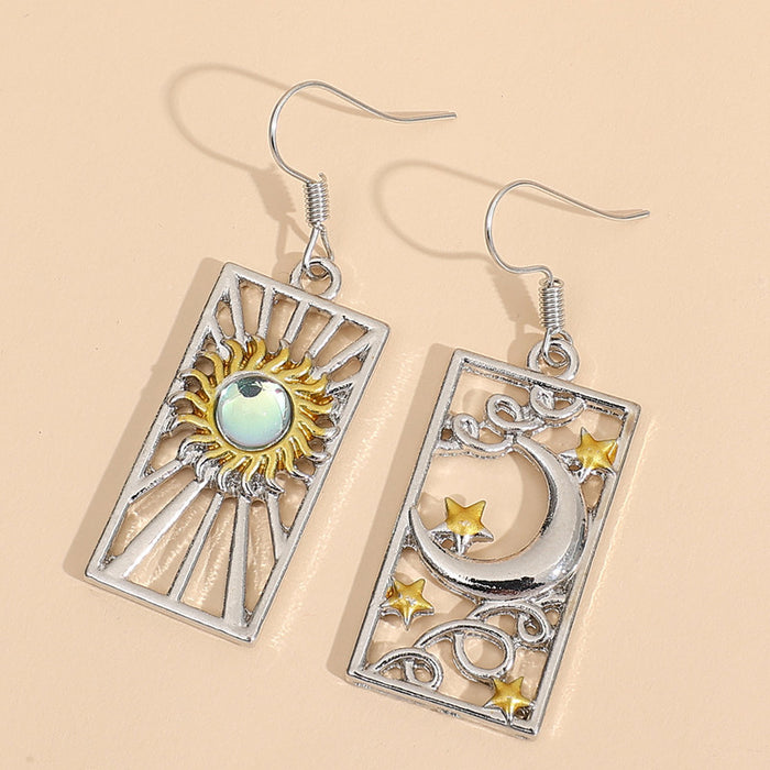 Wholesale Moon Stars Sun Earrings,  Tarot Cards