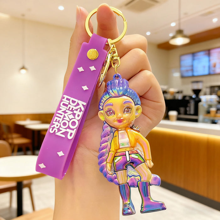 Wholesale Cartoon Silicone PVC Keychain Bag Charm Gift for Party MOQ≥2