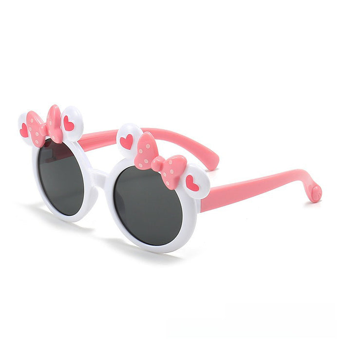 Wholesale Children's Sunglasses Fashion Cute Cartoon Sunglasses Personalized Girls' Sunshade Glasses