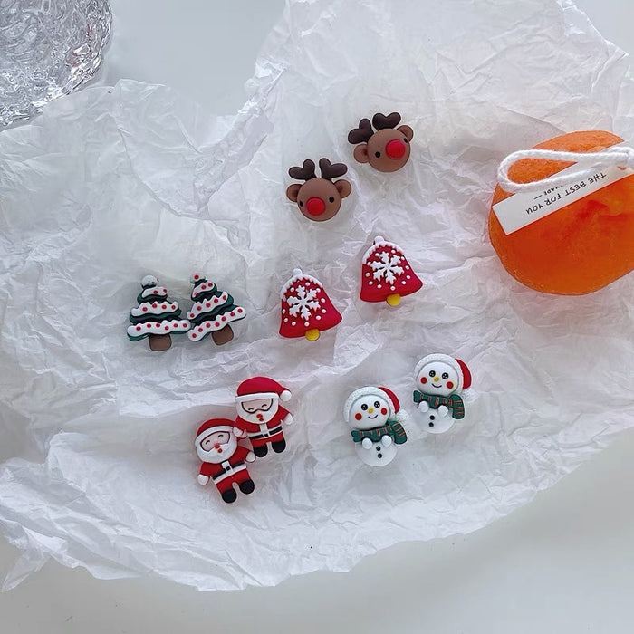 Wholesale Christmas Cartoon Cute Earrings