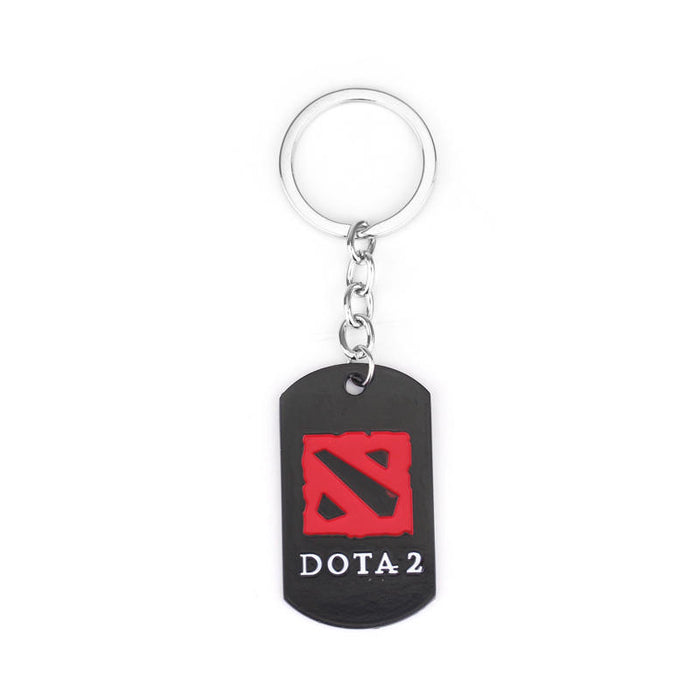 Wholesale DOTA2 Game Peripheral Weapon Model Pendant Dota Logo Keychain Return To The City Scroll Pendant Necklace JDC-KC-HeY019