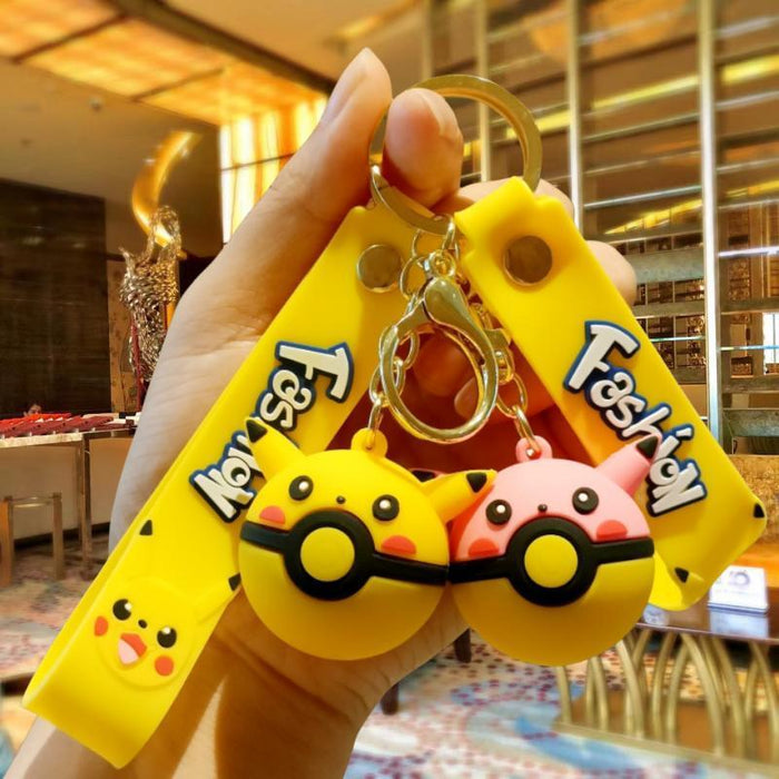 Wholesale Cute 3D Doll Silicone Keychain JDC-KC-MingT142