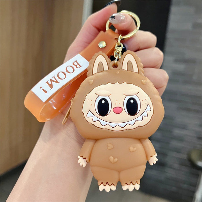 Wholesale Creative Cartoon Coin Purse Silicone Keychains