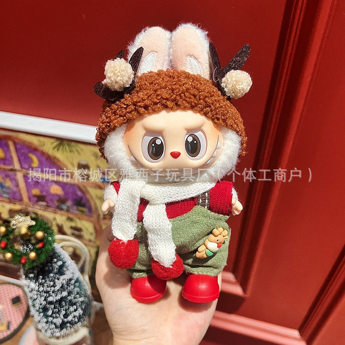 Wholesale Plush doll sweater with pendant and Christmas doll clothes