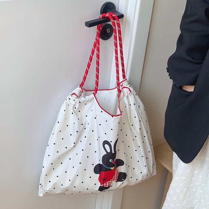 Wholesale Shoulder bag, casual versatile, large capacity tote bag, cartoon travel canvas bag