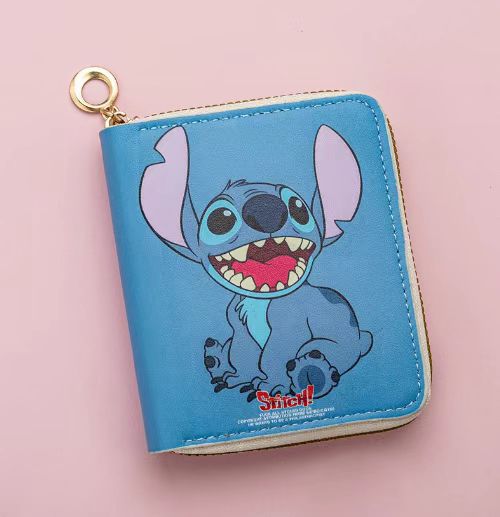 Wholesale Wallet Short Zipper Student Cartoon  Wallet Coin Purse Card Holder