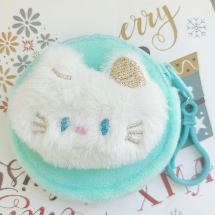 Wholesale coin purse cartoon cute doll square small wallet coin headset storage bag