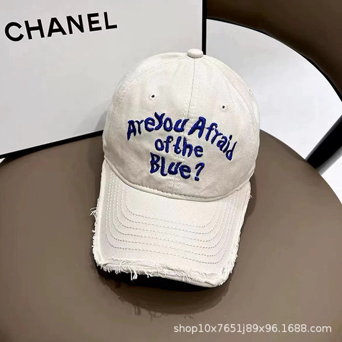 Wholesale New baseball cap, personalized retro edged duckbill cap, fashionable and versatile