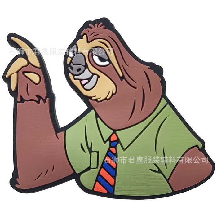 Wholesale  50pcs Hole shoe accessories cartoon detachable PVC soft rubber Shoes Charms