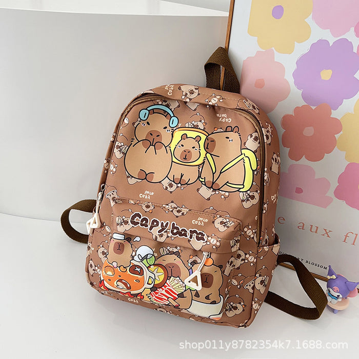 Wholesale Children' s cute cartoon print backpack
