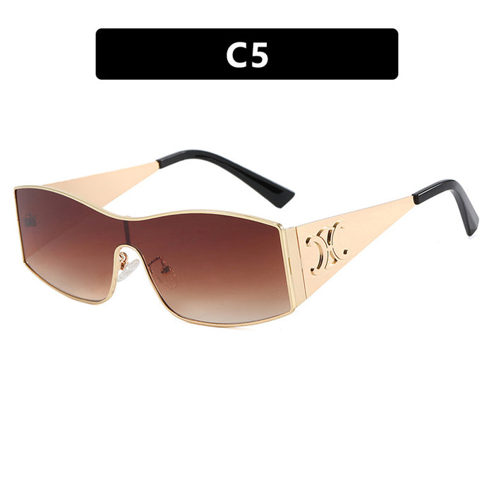 Wholesale Large frame connected sunglasses, high-end photography sunglasses, UV resistant and sunshade sunglasses