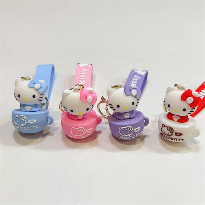 Wholesale Cartoon keychain creative small gift cute backpack pendant doll car keychain