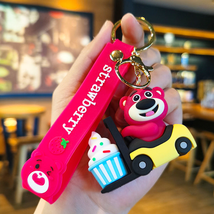 Wholesale Cartoon Doll Silicone Keychain JDC-KC-Tingm269