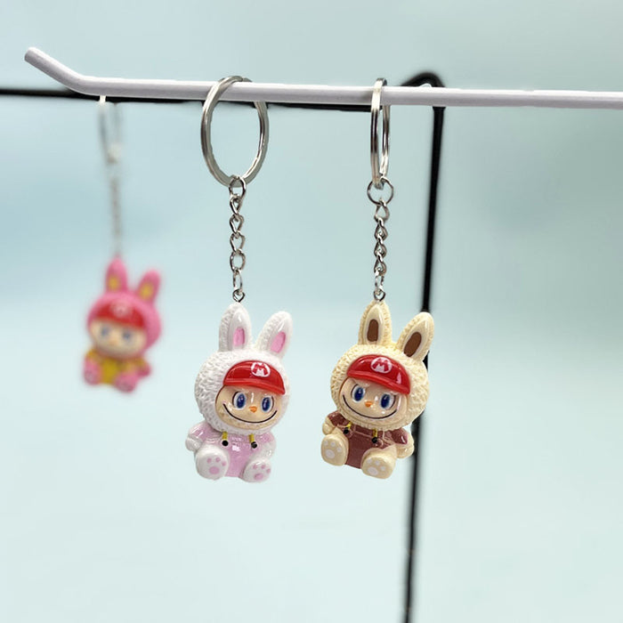 Wholesale Cute cartoon pendant doll small accessory keychain