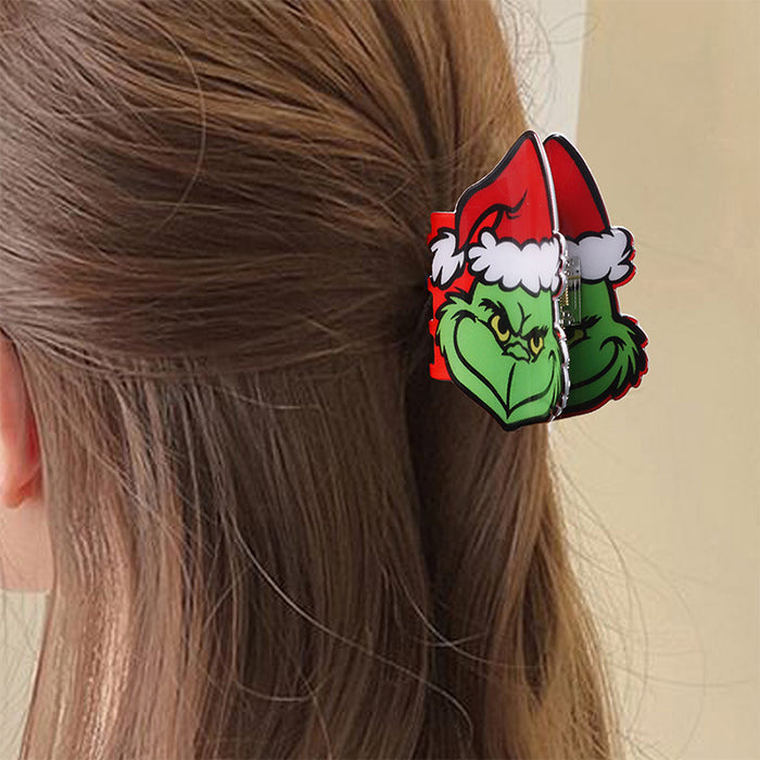 Wholesale Christmas grab clip hair clip back head updo hair headdress