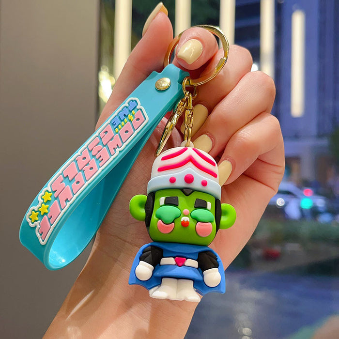 Wholesale Girls Keychain Crying Baby Pendant Bag Car Key Chain Doll Machine Gift Manufacturer