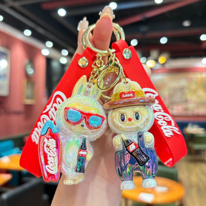 Wholesale Keychain doll little sheep keychain accessories student doll pendant