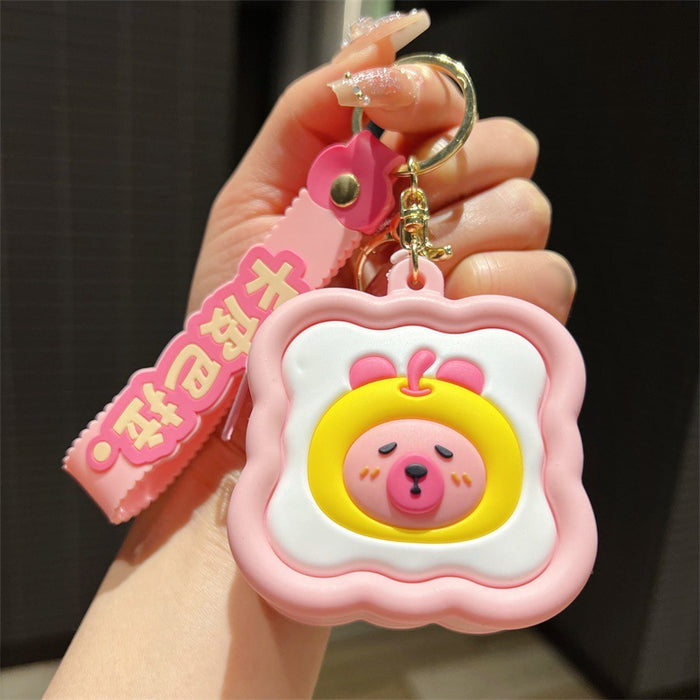 Wholesale Cute Cartoon Square Coin Purse Keychains