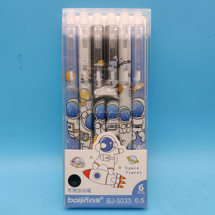 Wholesale Cute cartoon-printed erasable click pens