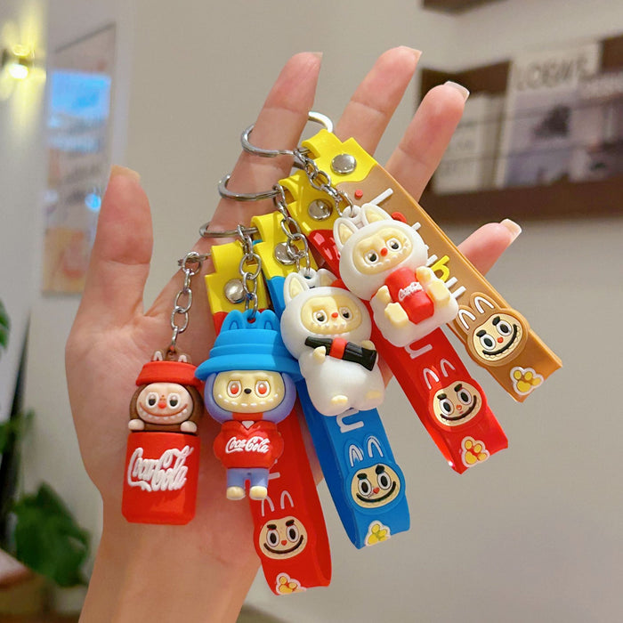 Wholesale Plush Keychain doll student backpack pendant couple