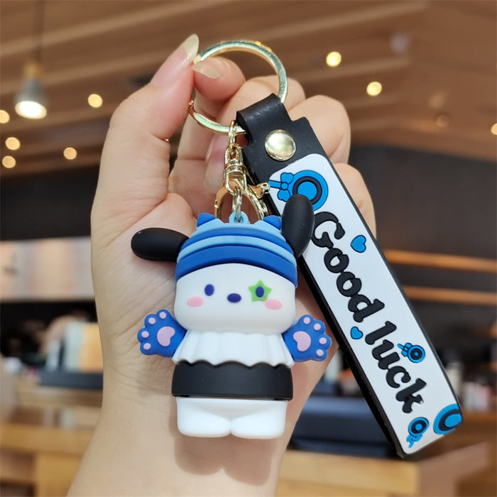 Wholesale Cartoon Silicone Doll Keychain JDC-KC-ZhuoRan032