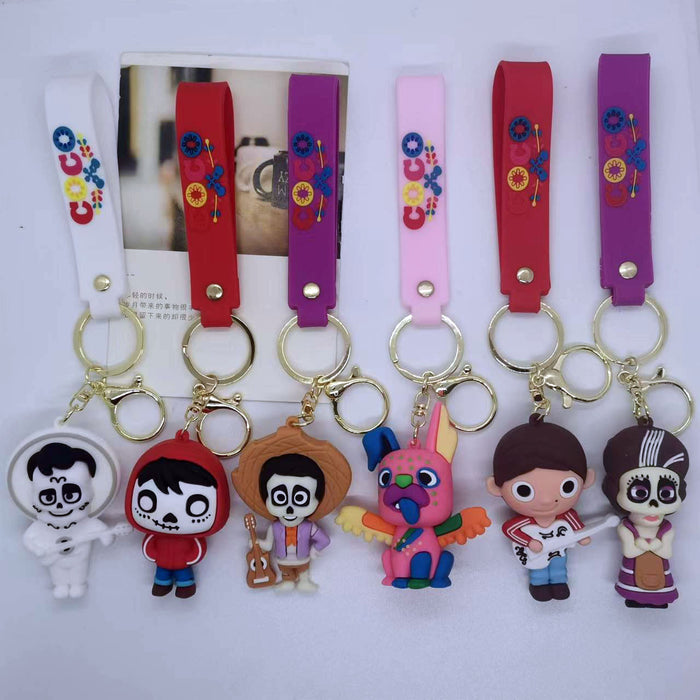Wholesale cartoon dream ring travel notes doll key chain pendant bag car key chain accessories gift