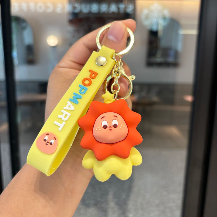Wholesale Cute cartoon PVC keychain