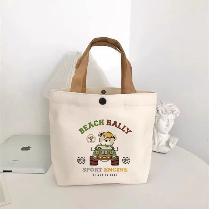 Wholesale Canvas bag, portable work canvas bag, canvas bag, casual hand-held lunch bag