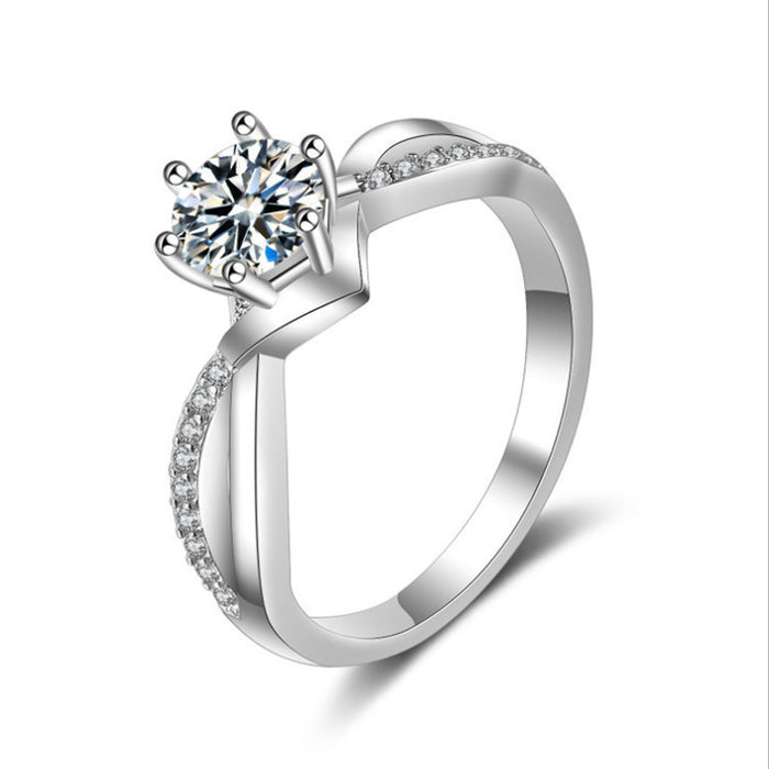 Wholesale Simulated Diamond Star Ring