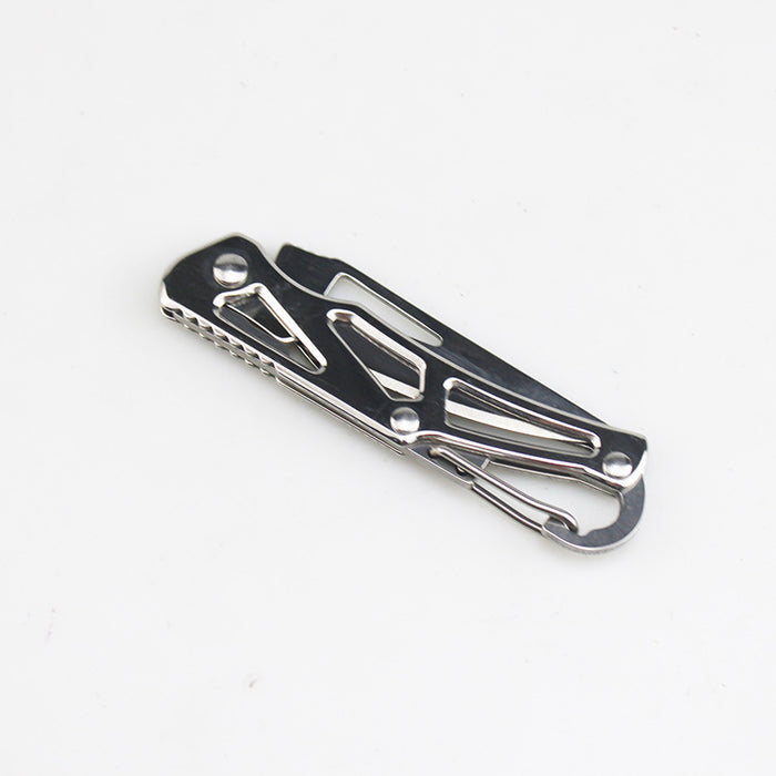Wholesale Black Stainless Steel Folding Knife Mirror Polished Sharp Blade Portable Camping Pocket Knife