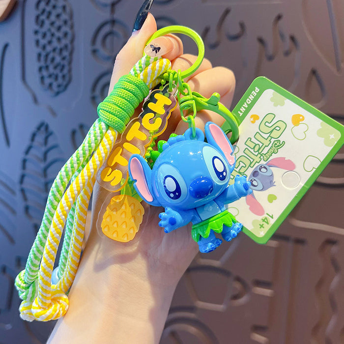 Wholesale Cute bag keychain backpack plush pendant key ring