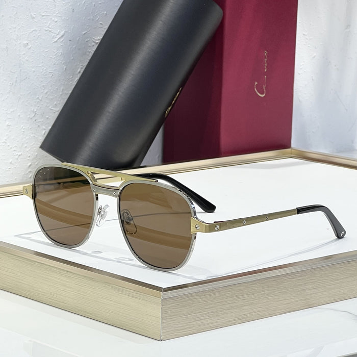 Wholesale Two tone splicing sunglasses, high-end and fashionable sunglasses