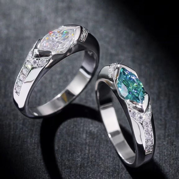 Wholesale Light luxury temperament ring, zircon ring, personalized diamond inlaid ring