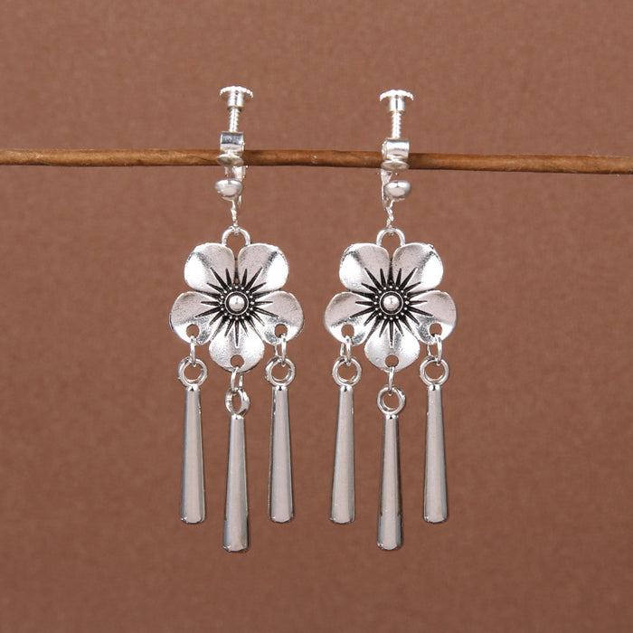 Wholesale Alloy Bohemian Retro Ethnic Style Su Long Earrings JDC-ES-Gumi003