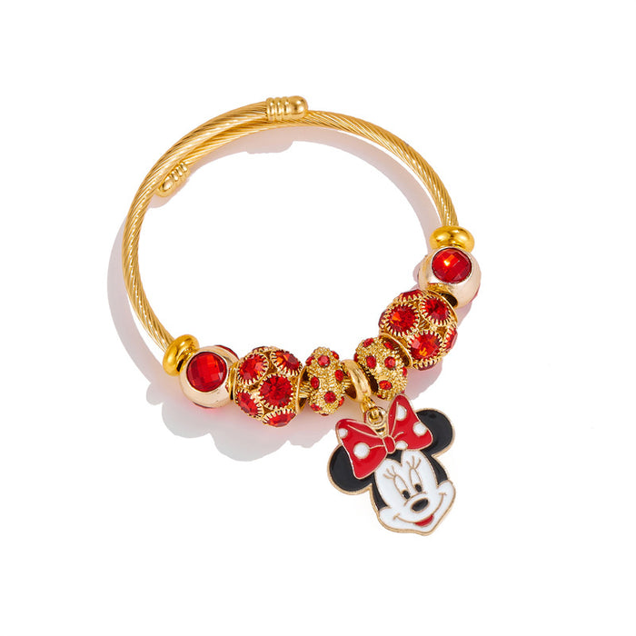 Wholesale Cartoon Couple Bracelet Stainless Steel Jewelry Accessory MOQ≥2