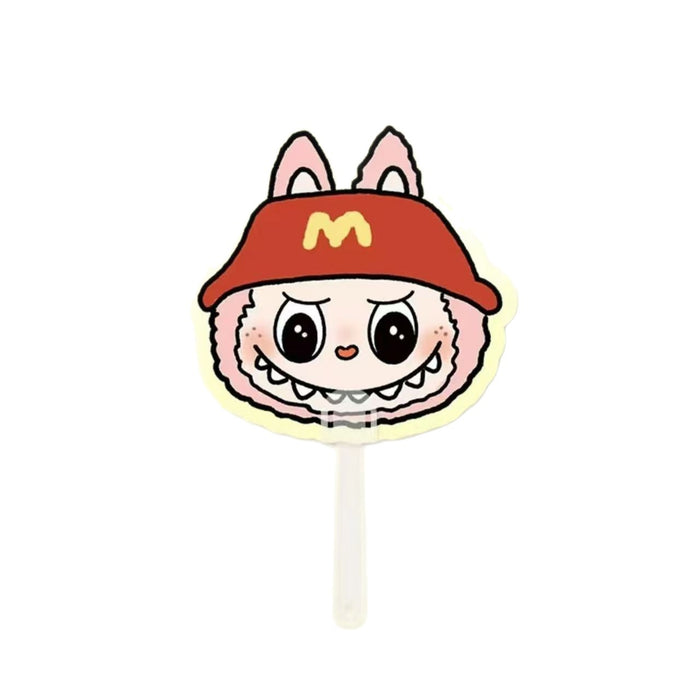 Wholesale Cute Cartoon Fan Portable Hand Fan Summer Round Fan Student Supplies