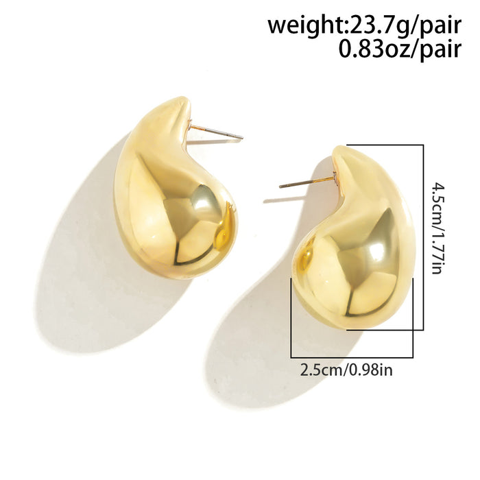 Wholesale show retro  punk style earrings niche simple drop earrings