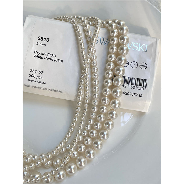 Wholesale Pearl necklace made of pure silver