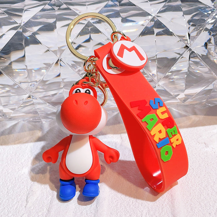 Wholesale Cartoon Game Silicone Keychain JDC-KC-Qiwei036