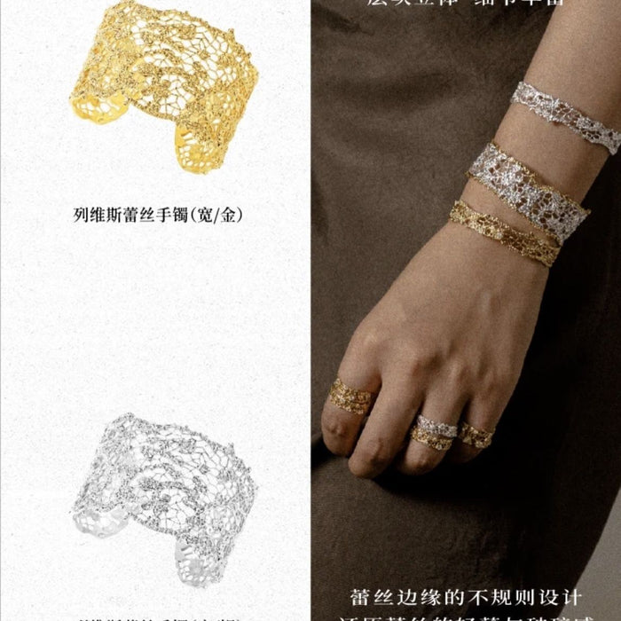 Wholesale Lace series temperament versatile lace opening adjustable bracelet