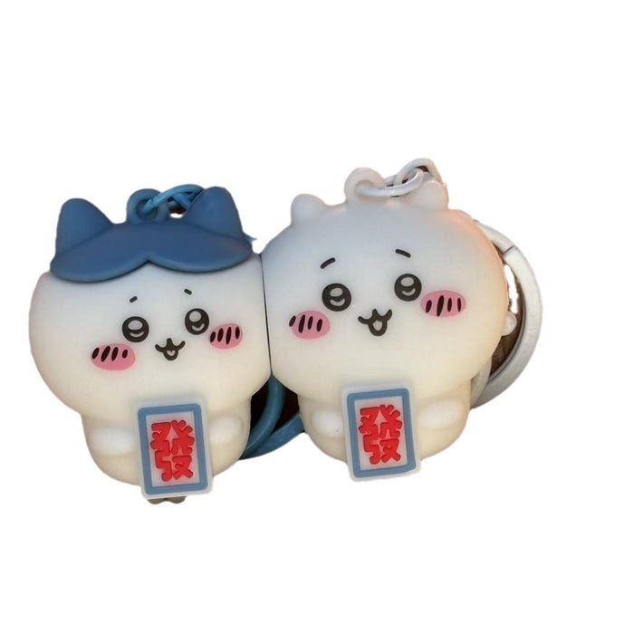 Wholesale Cartoon Key Chain Couple Friends Magnetic Key Chain Bag Pendant