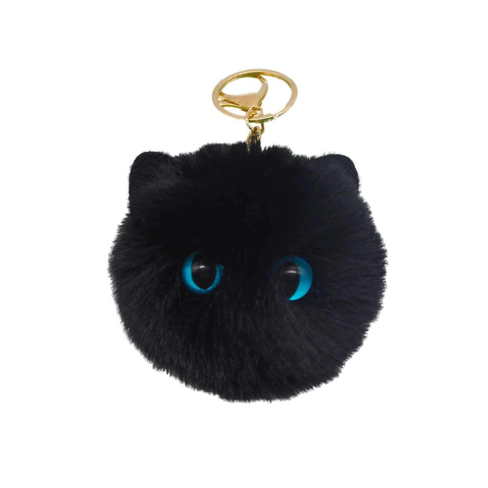 Wholesale Cute Plush Cat Ball Elf Cat Pendant Cute Style Girl Keychain Bag Hanging New Key Chain