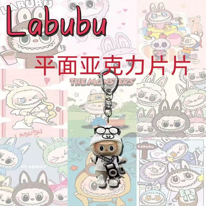 Wholesale Little Sheep Keychain Cute Cartoon Acrylic Personalized School Bag Pendant Keychain Gift