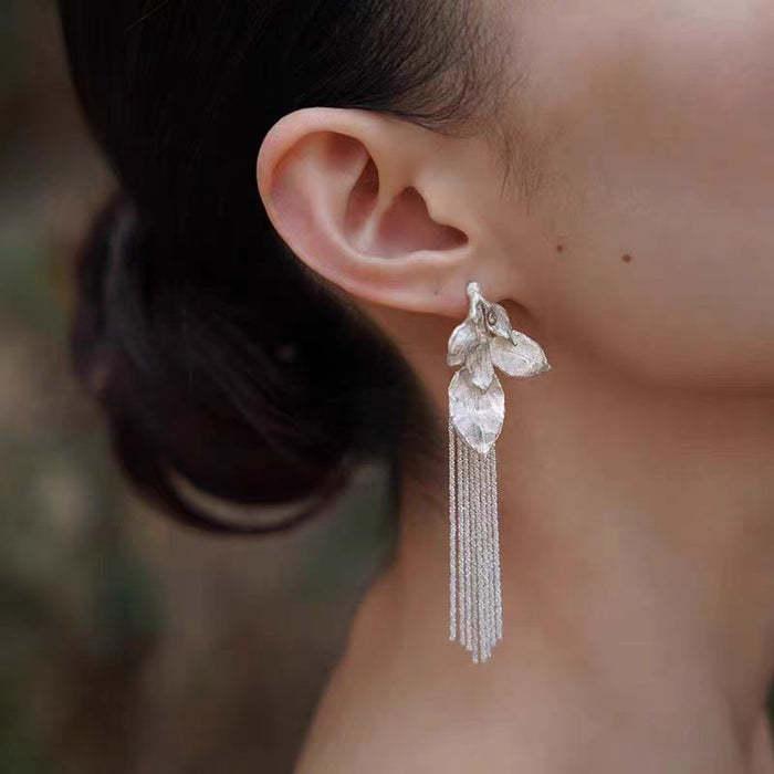Wholesale Metal Summer Earrings Silver Pin Earrings Women's Earrings