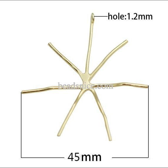 Wholesale Silver, handmade material pendant jewelry set, irregular claw holder, empty holder, pendant holder