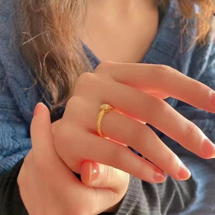 Wholesale Diamond ring niche design ring jewelry