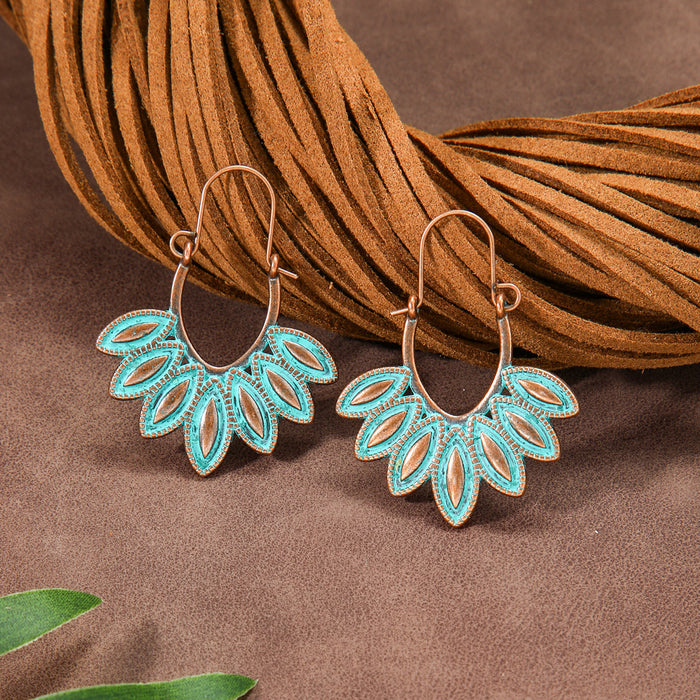 Wholesale Bohemian Geometric Tassel Earrings Set - Zinc Alloy Electroplated Boutique Resale Jewelry