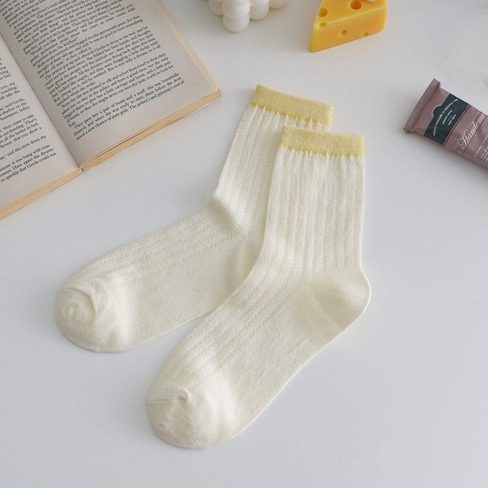 Wholesale Socks made of transparent glass fiber, breathable crystal socks, mesh socks