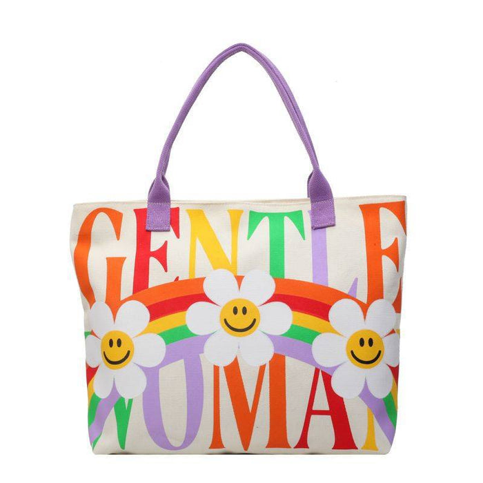 Wholesale Minimalist and spacious canvas tote bag